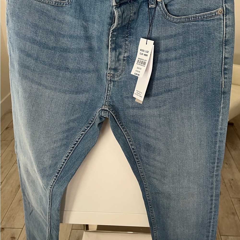 Topman Light Blue Skinny Jeans